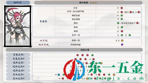 墨斗角色出招表一覽 全人物連招分享