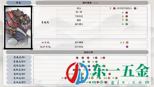 墨斗角色出招表一覽 全人物連招分享