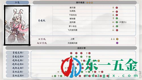 墨斗角色出招表一覽 全人物連招分享