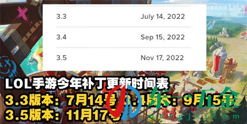 2022英雄聯(lián)盟手游一共有幾個版本 版本更新時間表