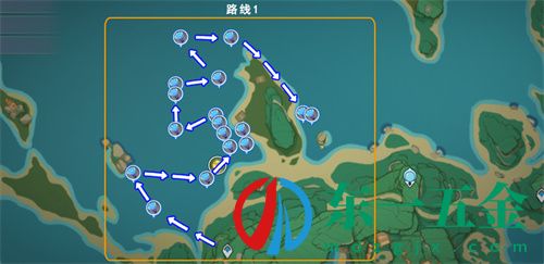 原神海靈芝采集路線一覽 海靈芝采集點(diǎn)在哪