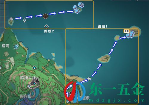 原神海靈芝采集路線一覽 海靈芝采集點(diǎn)在哪