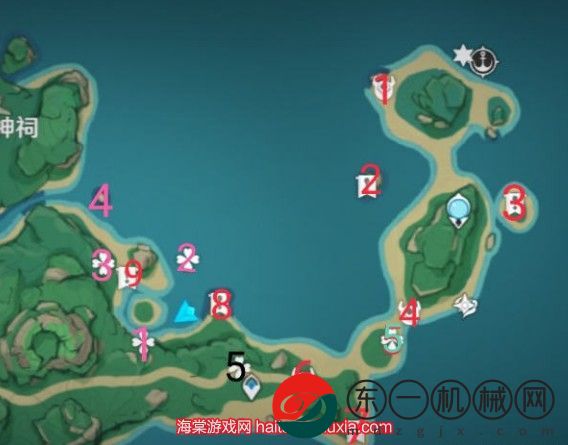 原神2.2鶴觀島全寶箱收集攻略